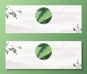 白露节气中国风传统banner