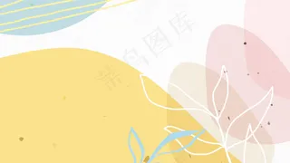 抽象粉彩孟菲斯图案背景