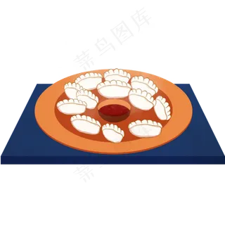 立冬二十四节气热气腾腾的饺子