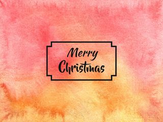 圣诞抽象水彩底纹笔刷背景纹理