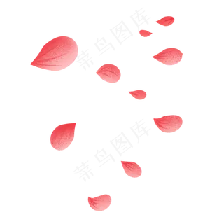 漂浮粉色花瓣桃花瓣