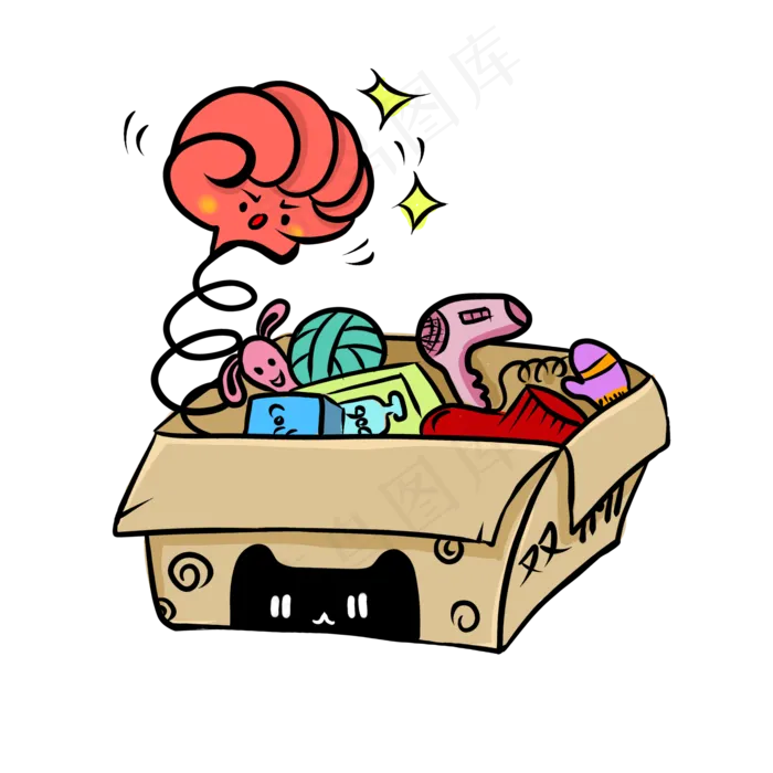 双十一满满的收货一整箱(2000X2000(DPI:300))psd模版下载