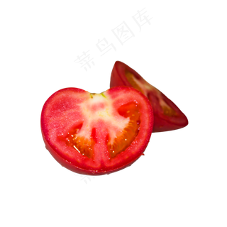 切半的红色西红柿