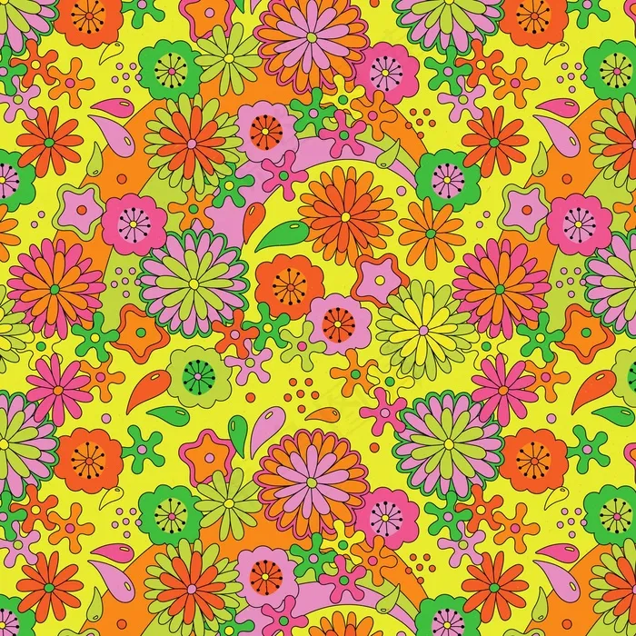 手绘花纹eps,ai矢量模版下载