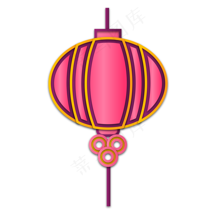 中秋节剪纸灯笼装饰