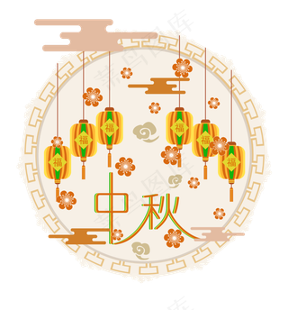 中秋节八月十五包装福灯