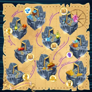 卡通挖掘游戏模板