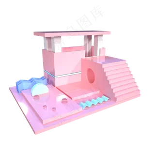 情人节粉色浪漫场景