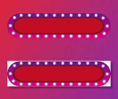 天猫淘宝双十一促销霓虹灯边框