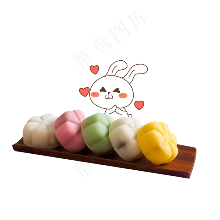 月饼糕点玉兔(3000X3000(DPI:300))psd模版下载