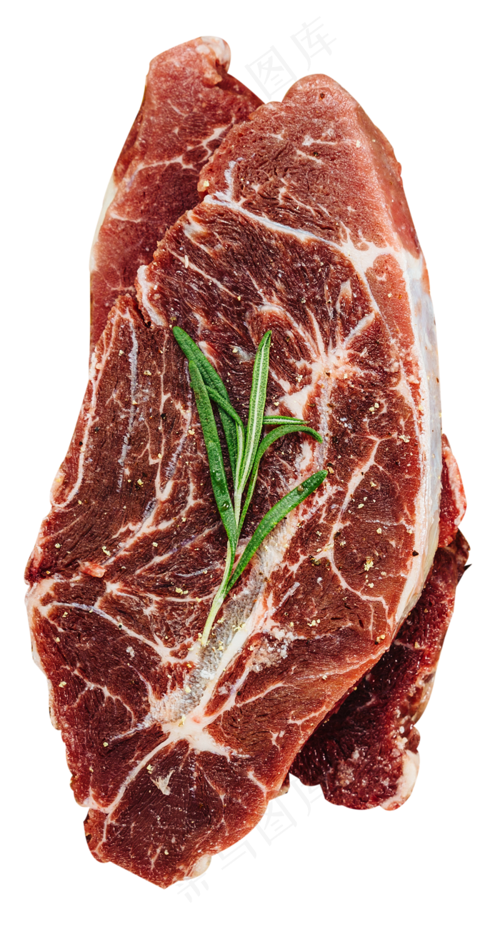 牛排牛肉,免抠元素(1751*3254px 300 dpi )psd模版下载