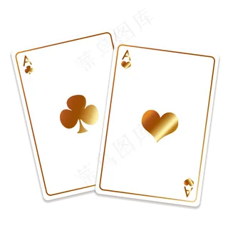 仿真金色渐变扑克牌下载