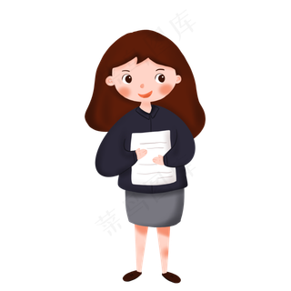 卡通教师节老师元素