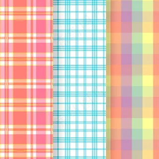 粉彩方格图案系列
