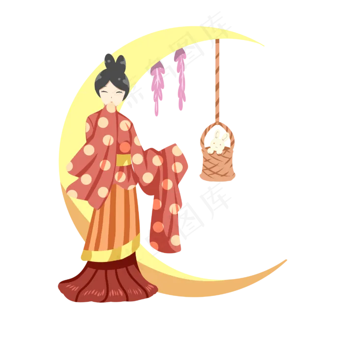 嫦娥过中秋节(3000X3000(DPI:299))psd模版下载