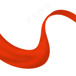 红色丝带元宵节素材中秋节