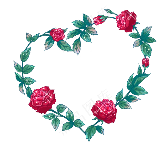 七夕鲜花花环