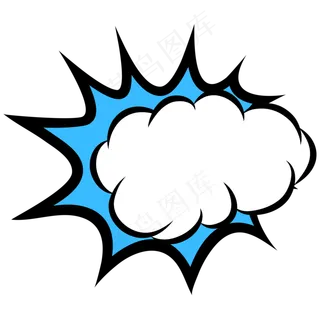 电商促销爆炸对话气泡