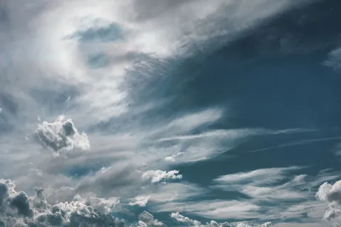 多云天空背景 多云天空背景