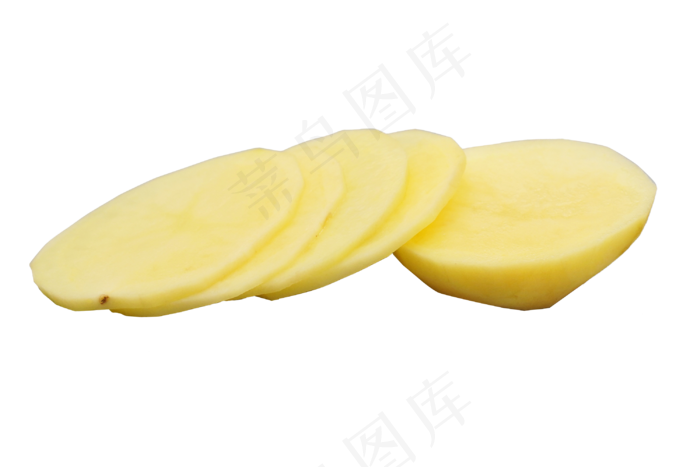 黄色切片土豆