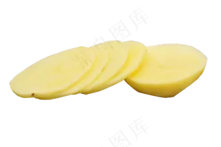 黄色切片土豆