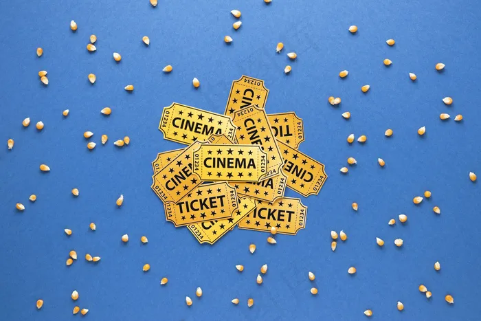 电影票和玉米粒