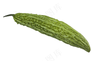 新鲜绿色苦瓜美味