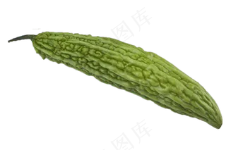 新鲜绿色苦瓜美味