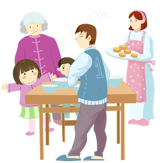 中秋团圆一家人