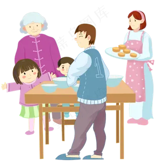 中秋团圆一家人