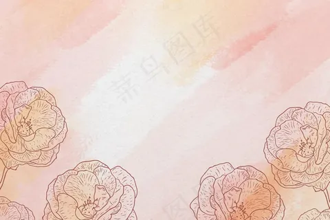 粉彩手绘元素背景
