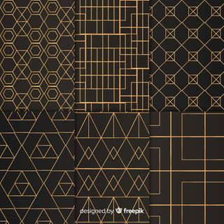 几何豪华图案套装