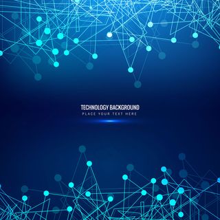 蓝色技术背景