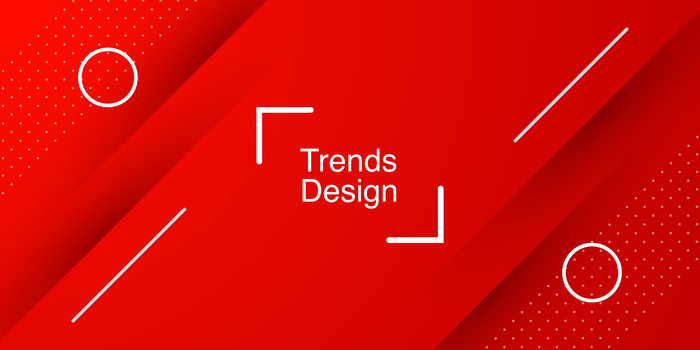 抽象的红色渐变背景