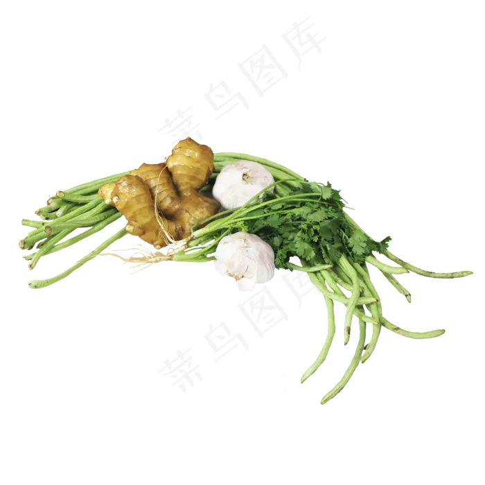 食材豆角姜大蒜(2333*2333px 300 dpi )