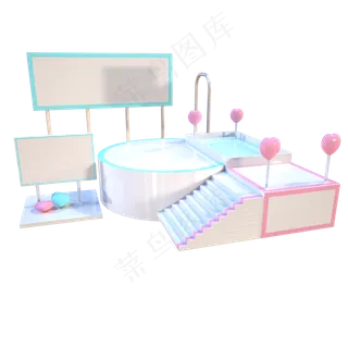 七夕情人节浪漫舞台