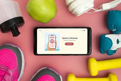 带移动设备的运动设备框架