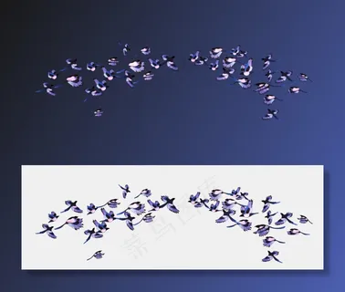 七夕节喜鹊鹊桥