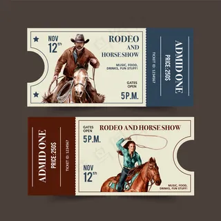 美国牛仔竞技表演票