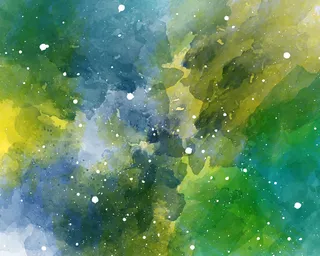 水彩空间背景星空水彩纹理