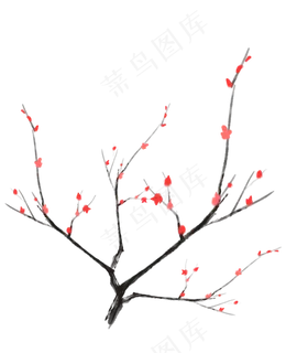 手绘中国风梅花下载