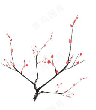 手绘中国风梅花下载