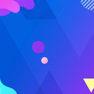 大气几何双十一团购电商淘宝主图