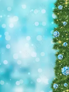 明亮的圣诞节。