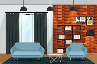 家居室内背景现代设计