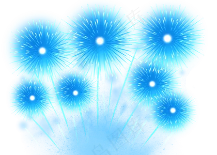 春节元旦烟花四射