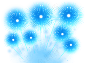 春节元旦烟花四射