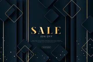 带圆点的豪华金色背景