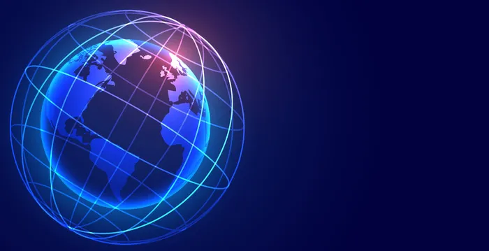 全球数字地球网络连接技术背景eps,ai矢量模版下载
