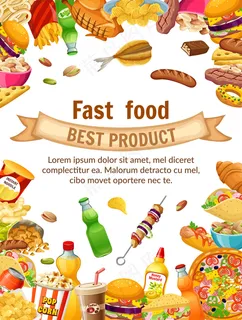 海报快餐。